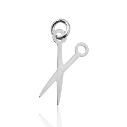 Silver Charms Charm - Scissor 9*16mm