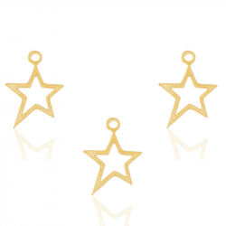 Silver Charms Charm - Star 7mm