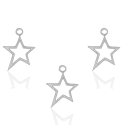 Silver Charms Charm - Star 7mm