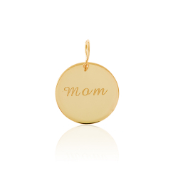 Charm Plata Lisa Charm - Mom - 13mm