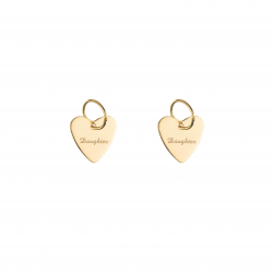 Charm Plata Lisa Charm - Corazon 9mm