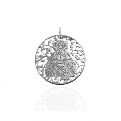 Silver Charms Charm - Virgin of the Macarena - 12mm