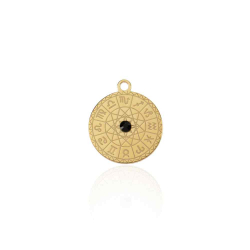 Charm Plata Lisa Charm - Simbol  Zodiaco 13mm
