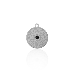 Charm Plata Lisa Charm - Simbol  Zodiaco 13mm