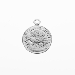 Silver Charms Charm - Roman Coin - 12mm