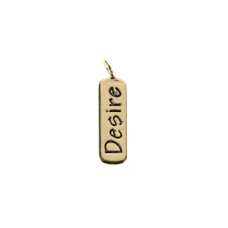 Silver Charms Charm Placa - Desire 16*5mm