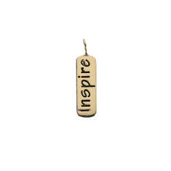 Charm Plata Lisa Charm Placa - Inspire 16*5mm