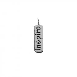 Silver Charms Charm Placa - Inspire 16*5mm