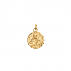 Charm Acero Charm Acero - San Judas Tadeo - 9 mm - Color Oro Y Color Plata