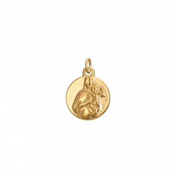 Steel Charms Steel Charm - Our Lady of Mount Carmel - 9 mm - Color Gold
