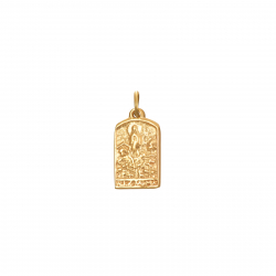 Steel Charms Scapular Steel Charm - Our Lady of Fátima - 6 * 10 mm - Color Gold