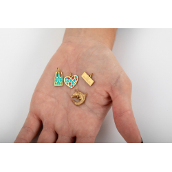 Charm Acero Charm Acero - Les Rambles -  15 x 7 mm - Color Oro