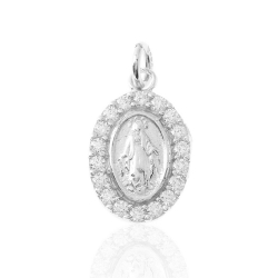 Charm Plata Circonita Charm Circonita - Virgin 10*13mm