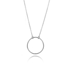 Silver Necklaces Silver Necklace - Circle 20mm