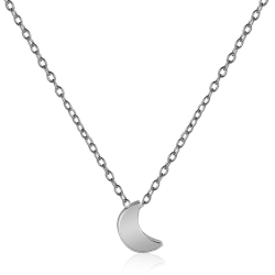 Silver Necklaces Silver Necklace - Moon