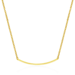 Collar Plata Lisa Collar Plata - Tubo