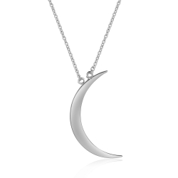 Silver Necklaces Silver Necklace - Moon