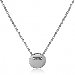 Colliers Argent Lisse Collier Argent - Cercle