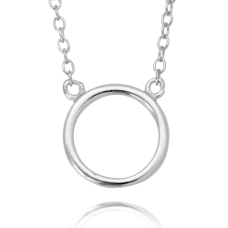 Colliers Argent Lisse Collier Argent - Cercle