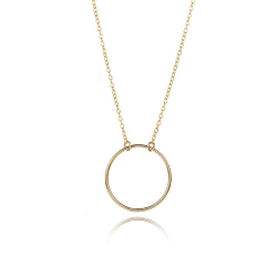 Colliers Argent Lisse Collier Argent - Cercle 15 mm