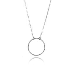 Silver Necklaces Silver Necklace - Circle 15mm