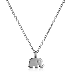 Silver Necklaces Silver Necklace - Elephant 6 * 10