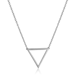 Silver Necklaces Silver Necklace - Triangle