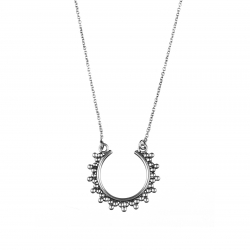 Silver Necklaces Balls Necklace -  38 + 4 cm
