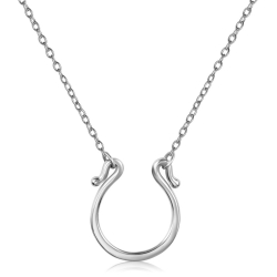 Colliers Argent Lisse Collier Argent - Om