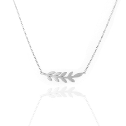 Silver Necklaces Silver Necklace - Leaves 6 * 25