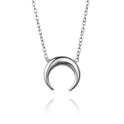 Silver Necklaces Silver Necklace - Horn