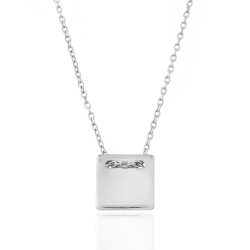 Silver Necklaces Silver Necklace - Square