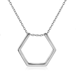 Colliers Argent Lisse Collier Argent - Penta