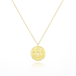 Collar Plata Lisa Collar Plata - Moneda - 20 mm