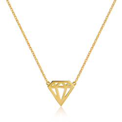 Collar Plata Lisa Collar Plata - Diamante