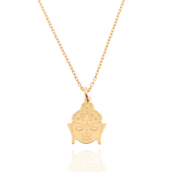 Silver Necklaces Silver Necklace - Buddha 14mm