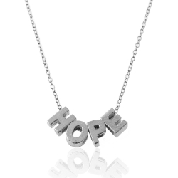 Colliers Argent Lisse Collier Argent - HOPE