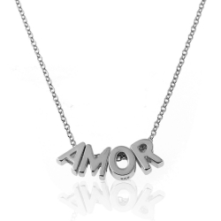 Collar Plata Lisa Collar Plata - Amor