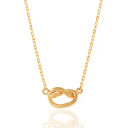Collar Bronce Liso Collar Bronce - Nudo 7mm