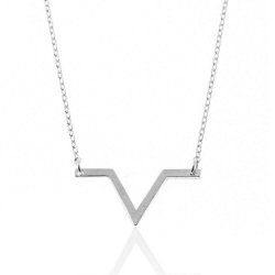 Collar Bronce Liso Collar Bronce - ´´V´´19*9 mm