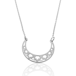 Silver Necklaces Silver Necklace - Luna 22mm