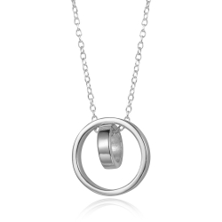 Colliers Argent Lisse Collier Argent - Cercle