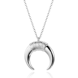 Silver Necklaces Silver Necklace - Horn 22mm