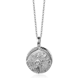 Colliers Argent Lisse Collier Argent - Monnaie