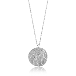 Silver Necklaces Silver Necklace - 18mm Coin