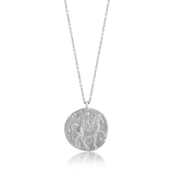 Colliers Argent Lisse Collier Argent - Monnaie 18 mm