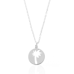 Silver Necklaces Silver Necklace - Palm Tree