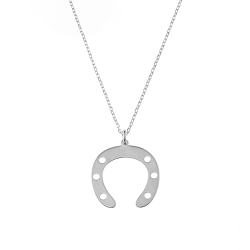 Silver Necklaces Silver Necklace - Horseshoe