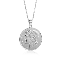 Silver Necklaces Silver Necklace - Roman Coin