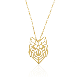 Colliers Argent Lisse Collier Argent - Tigre Origami